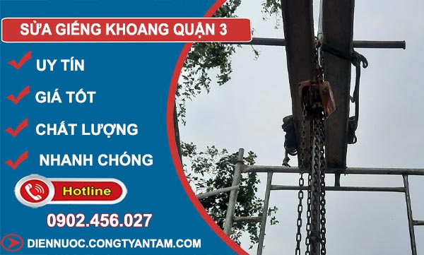 Sửa Giếng Khoan tại Quận 3