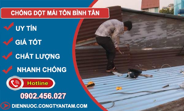 Chống Dột Mái Tôn Bình Tân