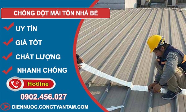 Chống Dột Mái Tôn Nhà Bè