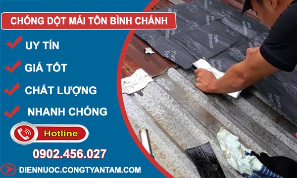 Chống Dột Mái Tôn Tại Bình Chánh