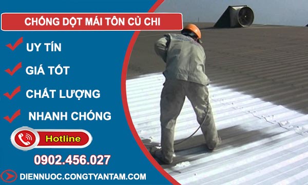 Chống Dột Mái Tôn Tại Củ Chi