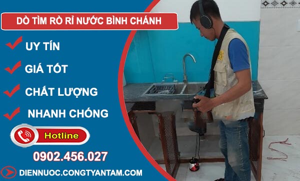 Dò Tìm Rò Rỉ Nước Bình Chánh