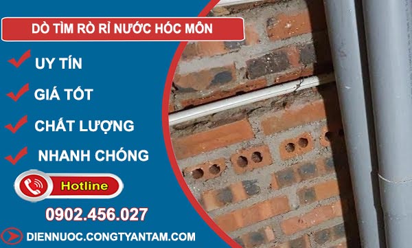 Dò Tìm Rò Rỉ Nước Hóc Môn