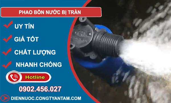 phao bồn nước bị tràn