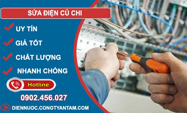 Sửa Điện Củ Chi giá rẻ 15 phút có thợ