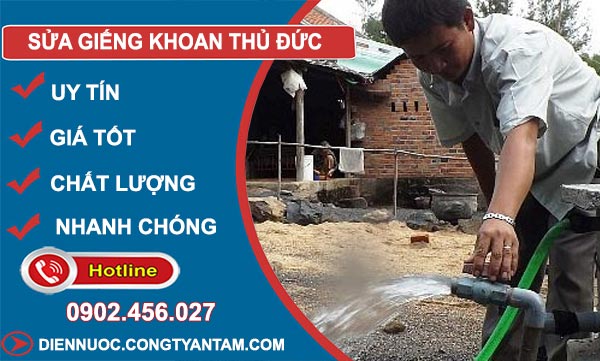 Sửa Giếng Khoan tại Thủ Đức