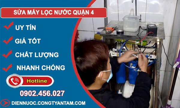 Sửa Máy Lọc Nước tại Quận 4