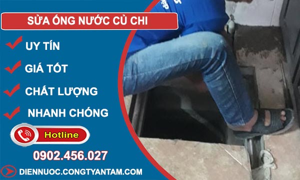 Sửa Ống Nước Củ Chi uy tín gọi 30 phút thợ đến