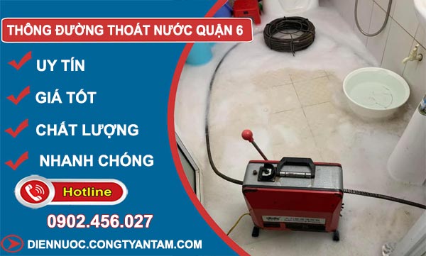 Thợ Thông Đường Thoát Nước Quận 6