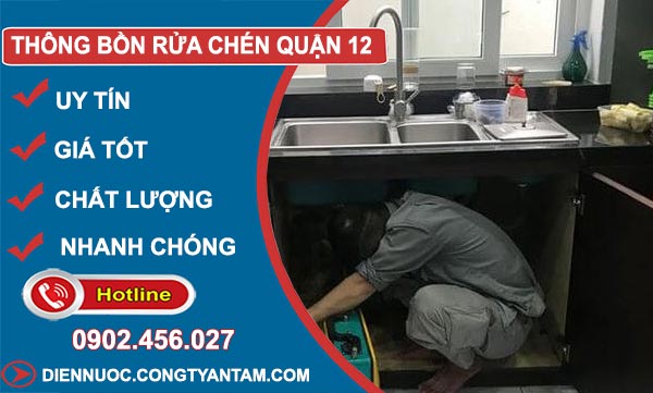 Thông Bồn Rửa Chén Quận 12