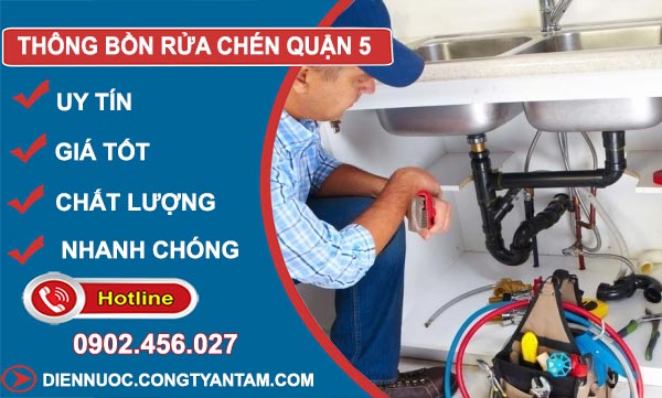 Thông Bồn Rửa Chén Quận 5