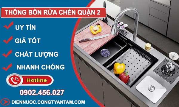 Thông Bồn Rửa Chén Tại Quận 2