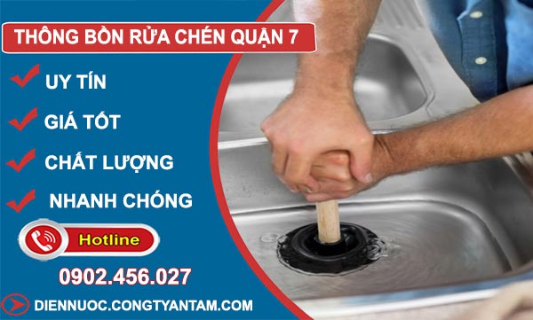 Thông Bồn Rửa Chén Tại Quận 7