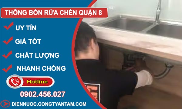 Thông Bồn Rửa Chén Tại Quận 8