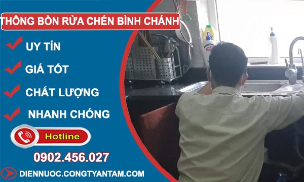 Thông Bồn Rửa Chén tại Bình Chánh