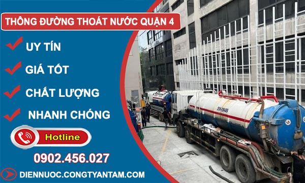 Thông Đường Thoát Nước Quận 4