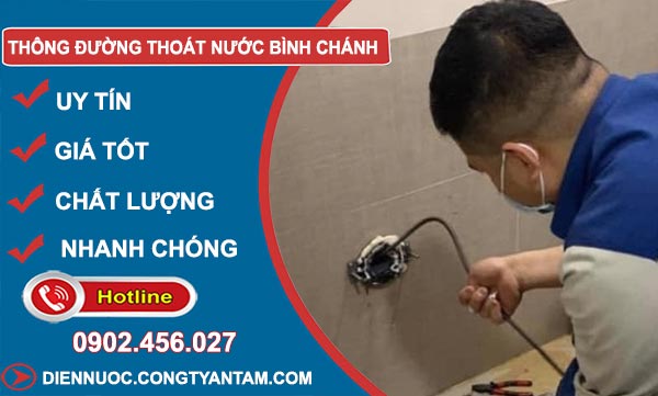 Thông Đường Thoát Nước tại Bình Chánh