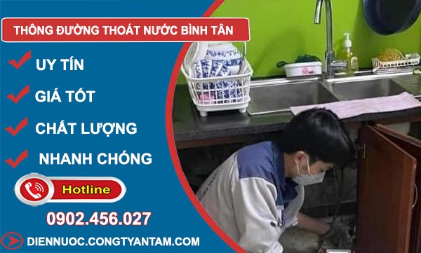 Thông Đường Thoát Nước tại Bình Tân