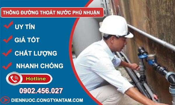 Thông Đường Thoát Nước tại Phú Nhuận