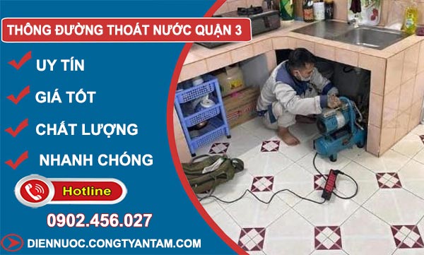 Thông Đường Thoát Nước Tại Quận 3