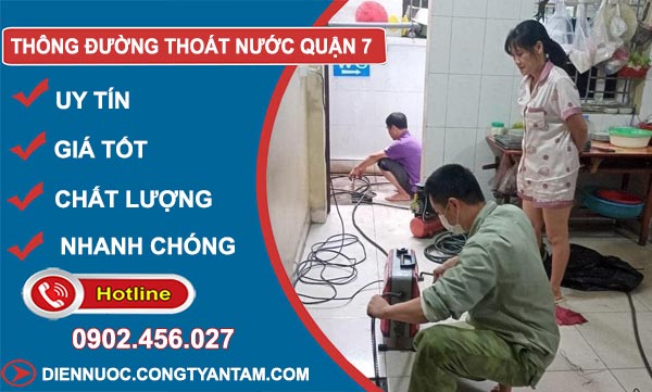 Thông Đường Thoát Nước Tại Quận 7