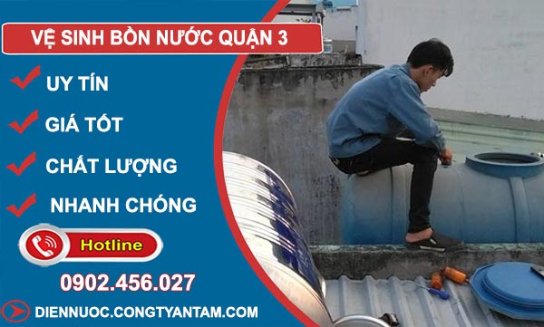 Vệ Sinh Bồn Nước Quận 3