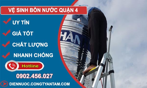 Vệ Sinh Bồn Nước Quận 4