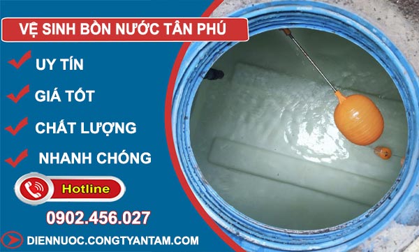 Vệ Sinh Bồn Nước tại Tân Phú