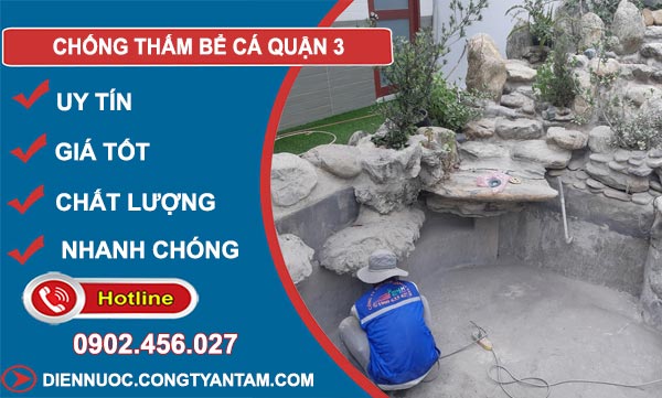 Chống Thấm Bể Cá Quận 3