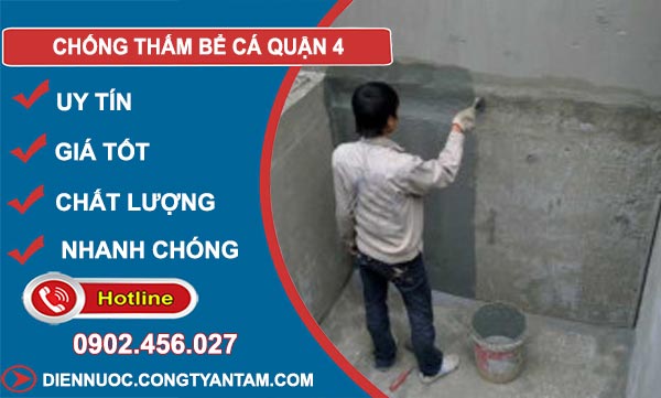 Chống Thấm Bể Cá Quận 4