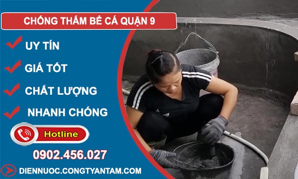 Chống Thấm Bể Cá Quận 9