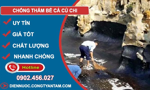 Chống Thấm Bể Cá Tại Củ Chi