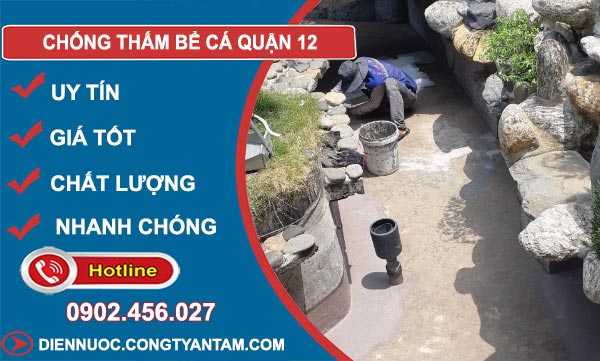 Chống Thấm Bể Cá Tại Quận 12