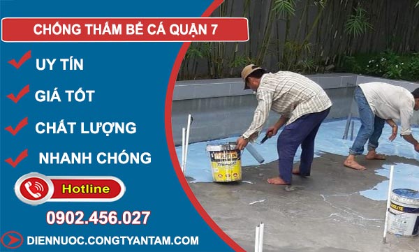 Chống Thấm Bể Cá Tại Quận 7