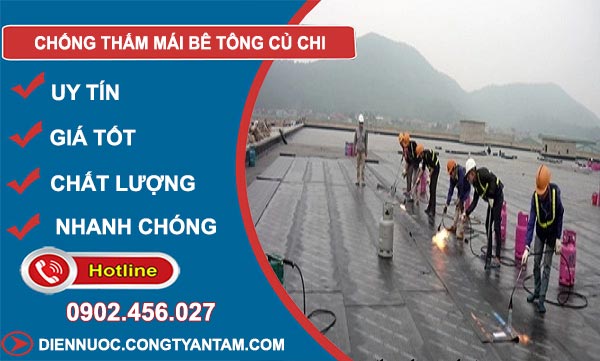 Chống Thấm Mái Bê Tông Củ Chi