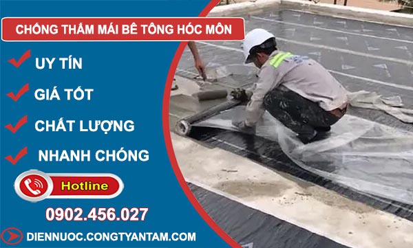 Chống Thấm Mái Bê Tông Hóc Môn 