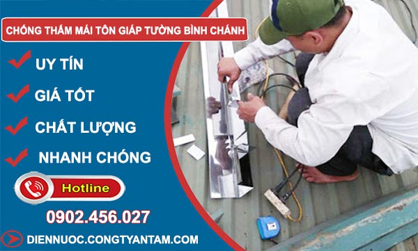 Chống Thấm Mái Tôn Giáp Tường Bình Chánh