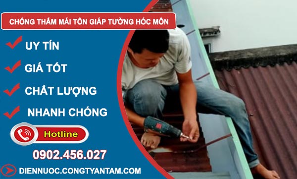 Chống Thấm Mái Tôn Giáp Tường Tại Hóc Môn