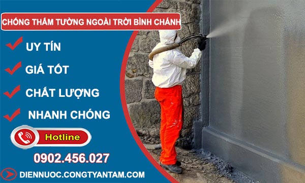 Chống Thấm Tường Ngoài Trời Tại Bình Chánh