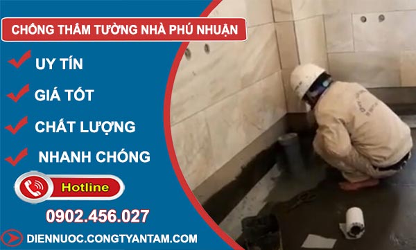 Chống Thấm Tường Nhà Tại Phú Nhuận