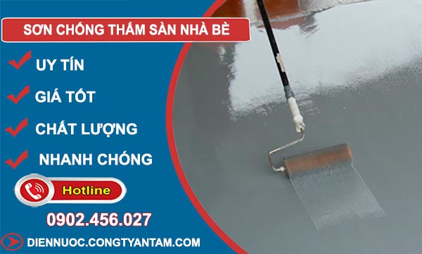 Sơn Chống Thấm Sàn Nhà Bè