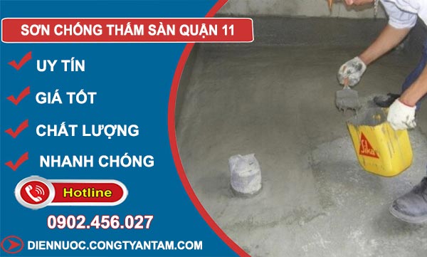 Sơn Chống Thấm Sàn Quận 11