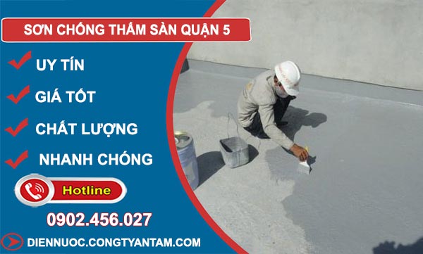 Thợ Sơn Chống Thấm Sàn Quận 5